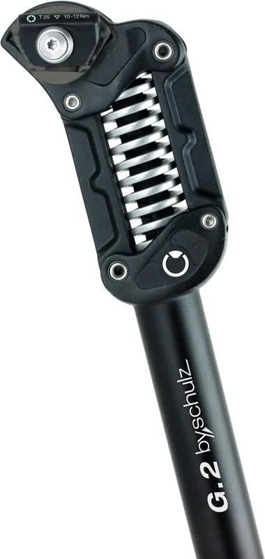 by,schulz Parallelogramm-Federsattelstütze G.2 LT 27,2 mm schwarz soft (45-65 kg) Preisreduziert