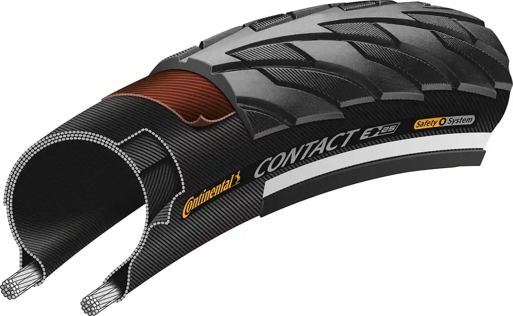 Continental Contact Reifen 28 × 1 5/8" schwarz Reflex Finale Aktion