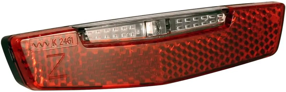 Angebot Union Rücklicht Fluo Gepäckträger schwarz, rot