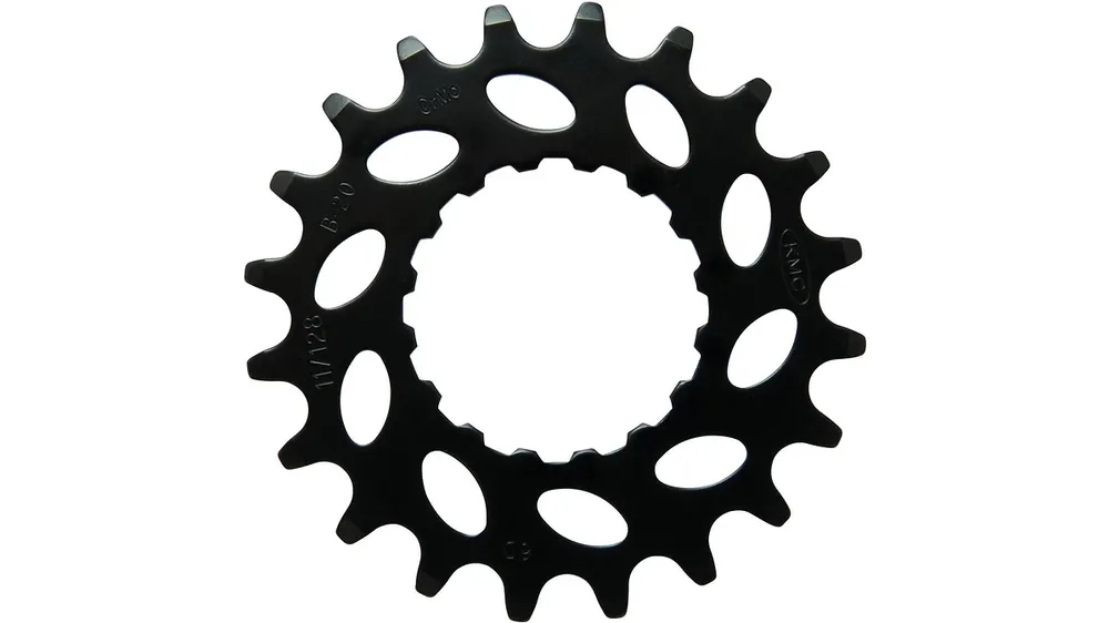 Rabatt KMC Steck-Zahnkranz 21 Zähne 1/2" x 1/8" CrMo schwarz