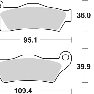 Bestpreis SBS Bremsbelag 910RSI Offroad Racing Sinter