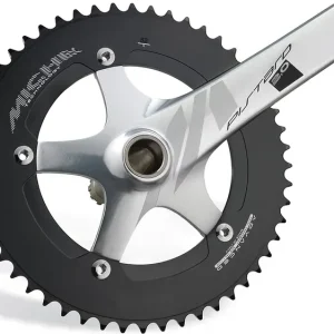 Must-Have Miche Kettenradgarnitur Pistard 2.0 49 Zähne 170 mm silber
