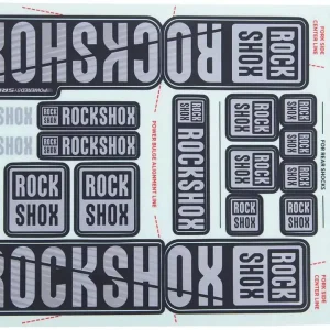 Bestseller RockShox Dekor Set 35 mm Dual Crown schwarz,grau