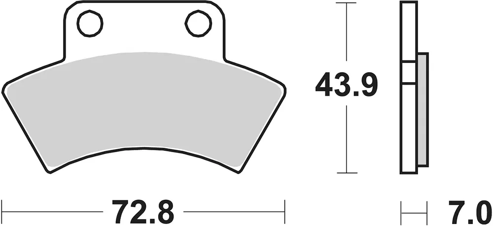 Sofort Bestellen SBS Bremsbelag 717ATS Quad Sinter