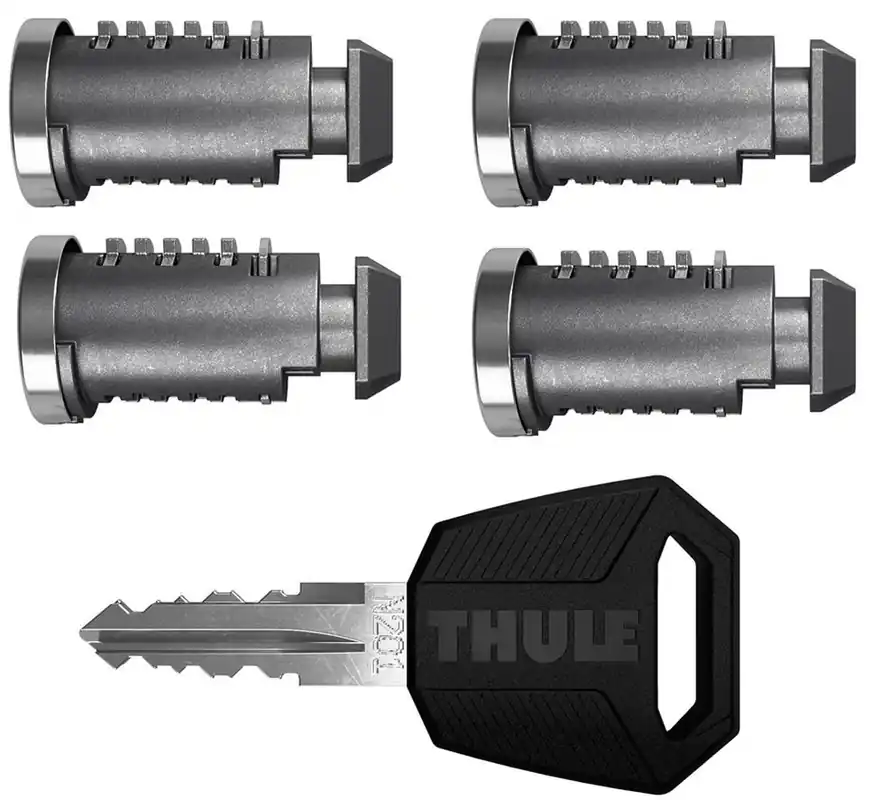 Bestpreis Thule One-Key-System 4 Schlösser schwarz/silber