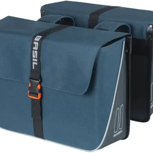 Basil Forte Doppeltasche blau,schwarz Preis Gesenkt
