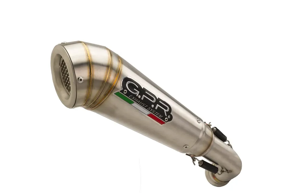 Solange Der Vorrat Reicht GPR Endschalldämpfer Husqvarna TE 125 4T 2010/13 EC-Approv. slip-on exhaust Powercone Evo