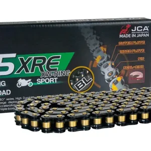 Zertifiziert RK Kette BL525XRE Black Scale 104 Glieder