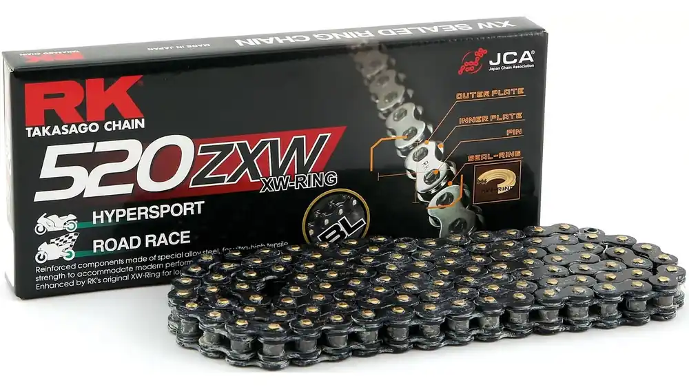 RK Kette BL520ZXW Black Scale 106 Glieder Neu