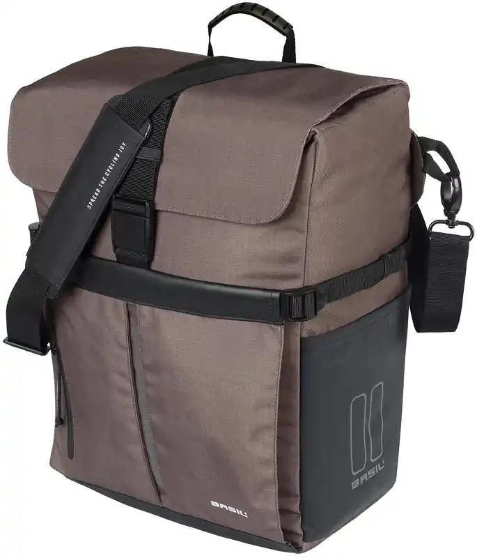 Must-Have Basil Move Commuterbag MIK Hooks braun
