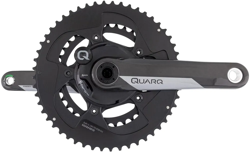 Ausverkauf Quarq Kettenradgarnitur DZero 36/52 Zähne 172,5 mm schwarz