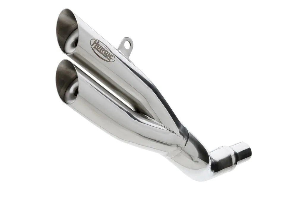 Hurric SLIP-ON Schalldämpfer Pro 2 Edelstahl hochglanzpoliert für HONDA CB750 Hornet Nur Heute