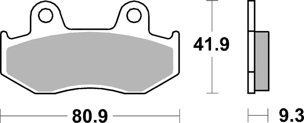 Preis Gesenkt SBS Bremsbelag 709LS Street Sinter