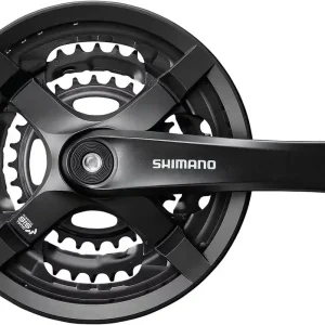 Bestpreis Shimano Kettenradgarnitur TY 501 28/38/48 Zähne schwarz