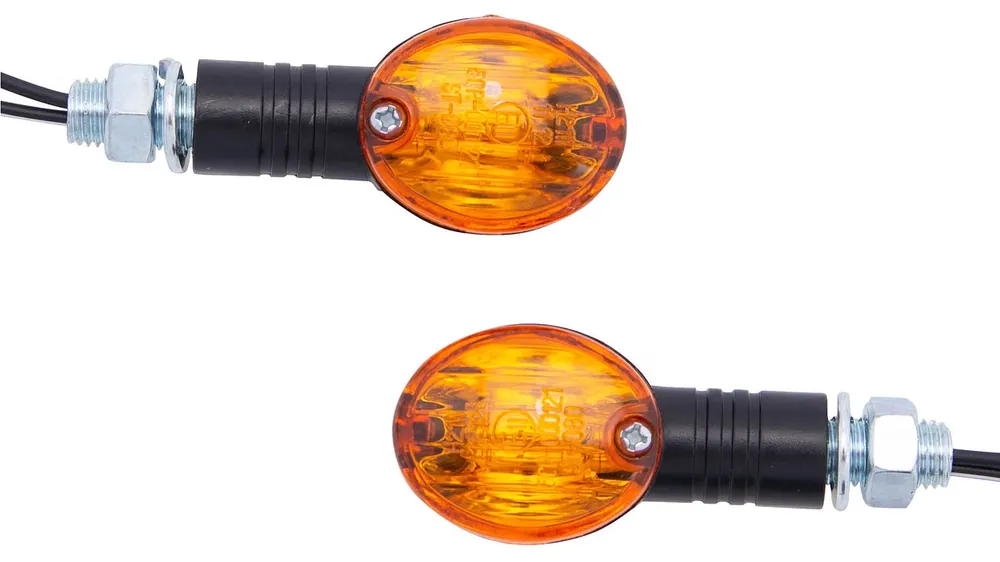 Spec-X Blinker Mini-Bullet Schwarz Paar Heißes Angebot