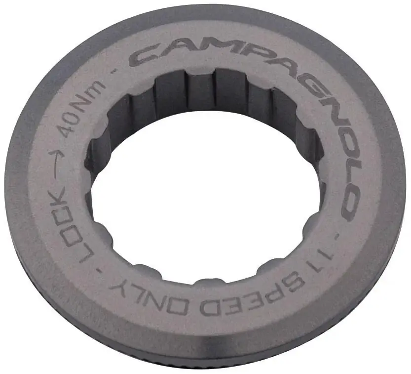 Preis Gesenkt Campagnolo Verschlussring Lockring 12 Zähne silber 11-fach ab Ritzel