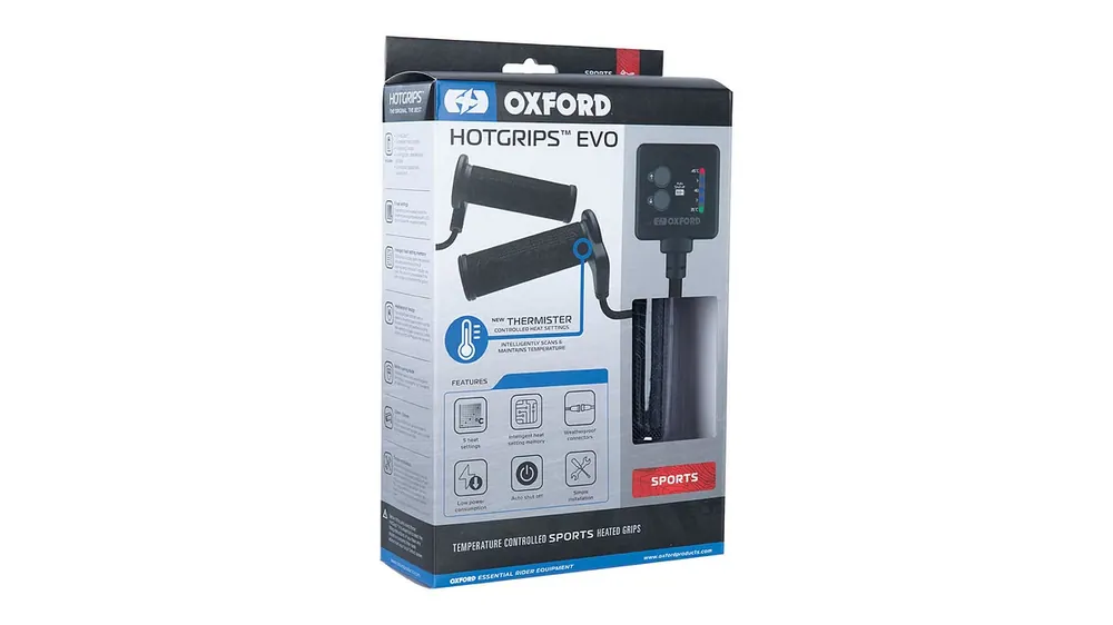 Geprüft Oxford Heizgriffe Sports, Grifflänge 123 / 114 mm, Heizgriffe "Hotgrips®Evo" 12 V