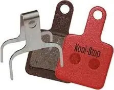 Zertifiziert Kool Stop Scheibenbremsbelag D-735 organisch rot,grau