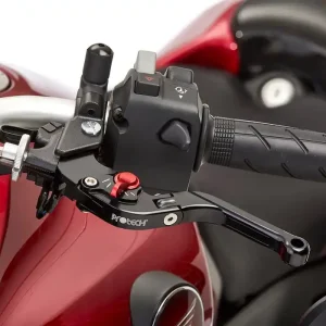 Neuheit PROTECH Hebel Kupplungshebel Sport Alu & Stahl Rot/Schwarz für TRIUMPH Speed Triple, Daytona