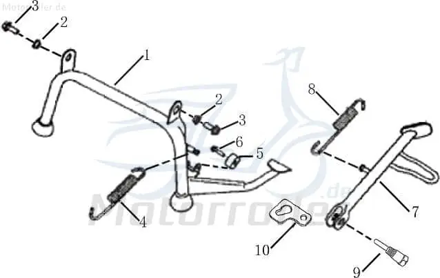 Schraube Jonway Galactica 2.0 RC 50 Scooter 8011610008-5 Bundschraube Maschinenschraube Flanschschraube Flansch-Schraube Bund-Schraube Billig
