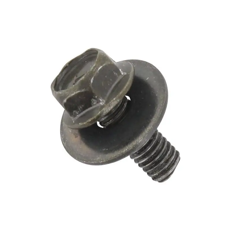 Wochenendangebot Schraube mit Unterlegscheibe M6x16mm Jonway GB/T9074.14-M6x16 verzinkt Bundschraube Maschinenschraube Flanschschraube Flansch-Schraube