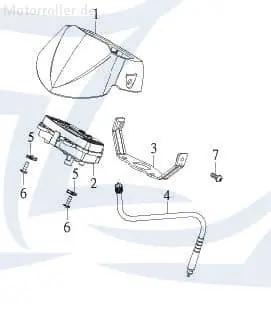 Solange Der Vorrat Reicht Daelim VC 125 Tacho-Kabel Roller 125ccm 4Takt 61520-CEW-00 Scooter Exploroer Titan 300 Ersatzteil Service Inpektion Direktimport