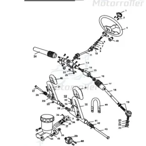 Schnäppchen Kugelgelenk Lenkung für Querlenker oben PGO B5445010000