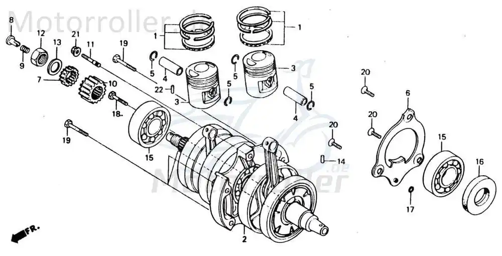 Chunlan Chopper Kolbenringsatz 125ccm 4Takt 244FM.04.01-02 Kompressionsring Verdichtungsring Kolbenringset Motorrad Moped Ersatzteil Nur Für Kurze Zeit
