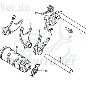 Chunlan Chopper Getriebeschaltarmfeder 125ccm 4Takt 244FM.12.03-02 Motorrad Moped Ersatzteil Service Inpektion Direktimport Meistverkauft