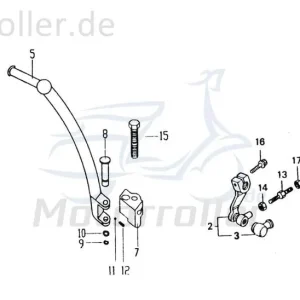 Chunlan Chopper Gummimuffe 125ccm 4Takt 244FM.12.02.01-02 Auspuff Motorrad Moped Ersatzteil Service Inpektion Direktimport Nur Heute