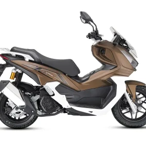 Solange Der Vorrat Reicht Motorroller Fighter 125 XT braun-matt 100 km/h Euro 5+ Scooter Roller Leichtkraftrad 125er