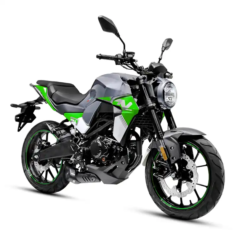 Motorrad Fighter 125 Naked R-S grün 90 km/h Euro 5+ Schaltmoped Leichtkraftrad Sofort Bestellen