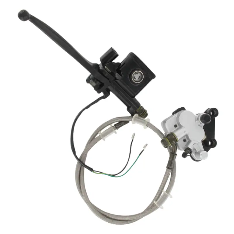Billig Bremsanlage kpl 2 Kolben silber ohne ABS 1090404-4-SI-A