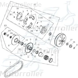 Versand Am Gleichen Tag Adly Sitzfeder GK 125 Buggy 125ccm 4Takt Ersatzteil Service Inpektion Direktimport