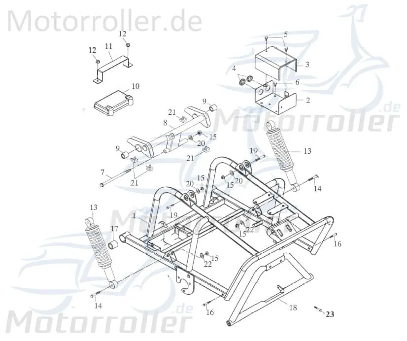 Adly Elektrik-Abdeckung GK 125 Buggy 125ccm 4Takt 125ccm-4Takt Ersatzteil Service Inpektion Direktimport Rabatt