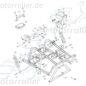 Adly Batterieabdeckung GK 125 Batteriefachdeckel 125ccm 4Takt Batteriedeckel Batterie-Abdeckung 125ccm-4Takt Buggy Ersatzteil Service Garantierte Lieferung