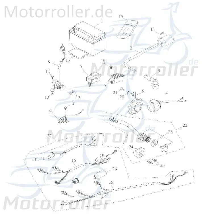 Nur Heute Adly Schutzpolster GK 125 Buggy 125ccm 4Takt 125ccm-4Takt Ersatzteil Service Inpektion Direktimport