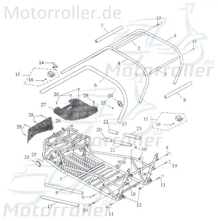 Adly Stabschwamm GK 125 Buggy 125ccm 4Takt 125ccm-4Takt Ersatzteil Service Inpektion Direktimport Meistverkauft