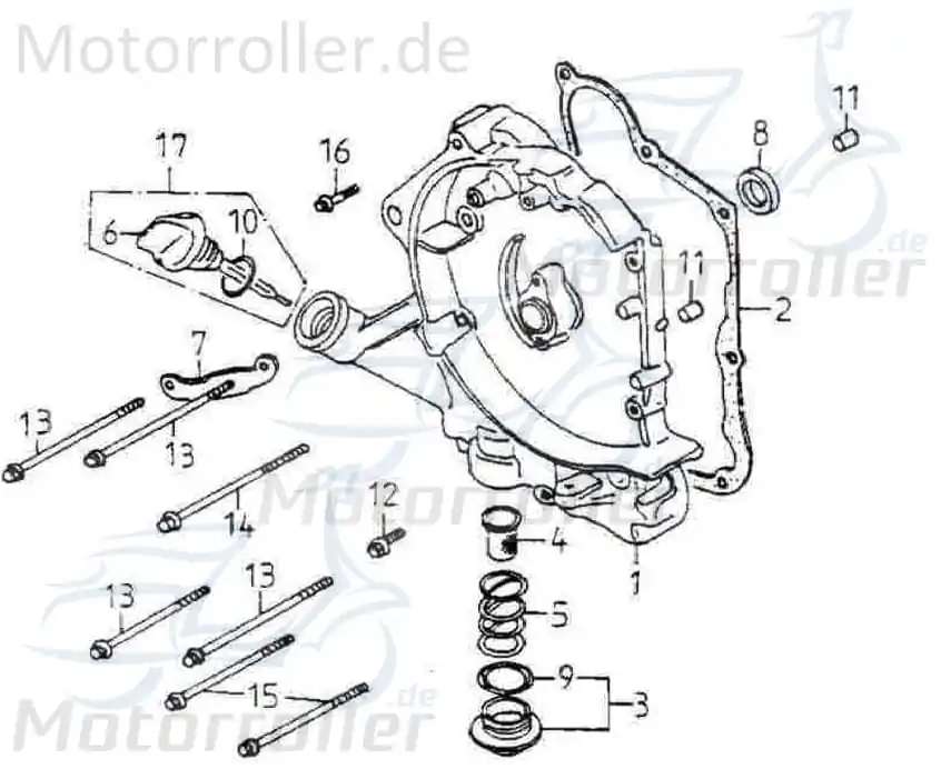 Günstig Adly Sechskantschraube M6x32mm GK 125 Halter 125ccm 4Takt Befestigung Halterung Flachkopfschraube Sechskant-Schraube Bundschraube Buggy