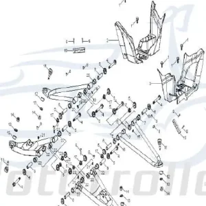 Wochenendangebot Aeon Cobra 320 Querlenker Quad 320ccm 4Takt K53032-39A-000 Radaufhängung Achsaufhängung Trapezlenker Quer-Lenker Trapez-Lenker ATV UTV