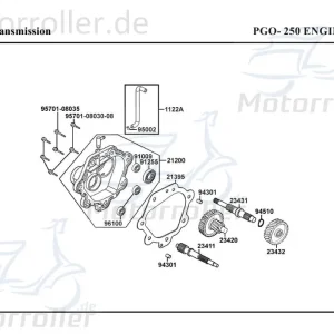Jetzt Bestellen PGO Bugrider 250 Antriebswelle 250ccm 4Takt 23420-KHE7-910.1 Achse Getriebeeingangswelle Antriebsachse Ausgangswelle Getriebewelle
