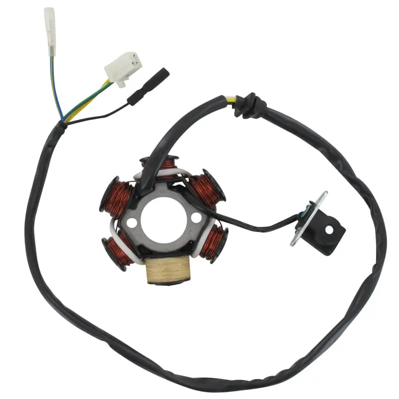 Wochenendangebot Lichtmaschine Stator Rex RS125 Capriolo Street 125ccm 4Takt Ankerplatte Zündplatte Zündgrundplatte Lichtmaschinenspulen 125ccm-4Takt