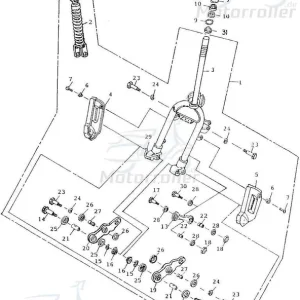 Adly AT 50 PT Unterlegscheibe 50ccm 2Takt 45123-101-000 Distanzhalter U-Scheibe Washer Beilagscheibe Ausgleichsscheibe Distanz-Scheibe Preis Gesenkt