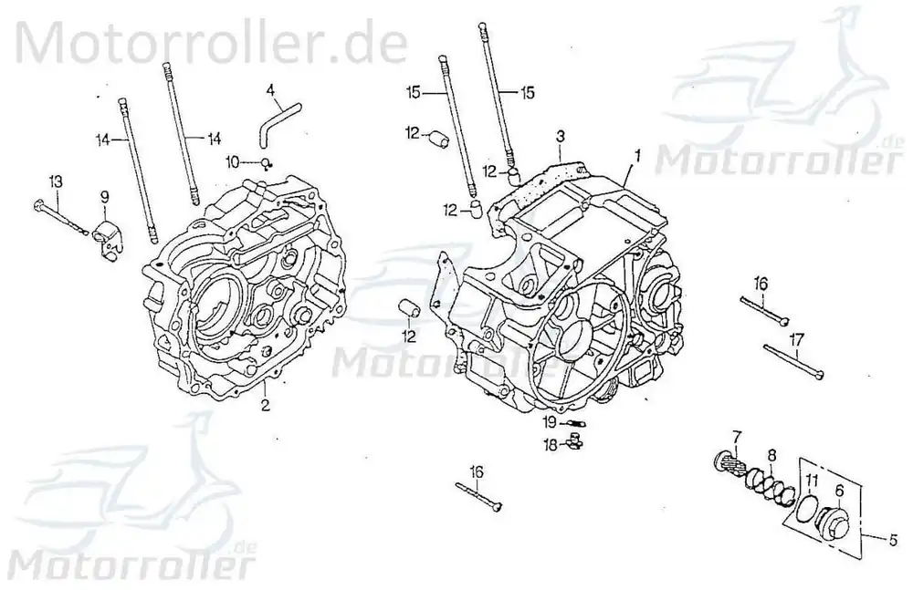 Garantierte Lieferung Stehbolzen M8x130mm Rex Chopper 125 Gewindestange 50ccm 98559 Gewinde-Stange Gewindebolzen Stiftschraube Gewindestab Schraubbolzen