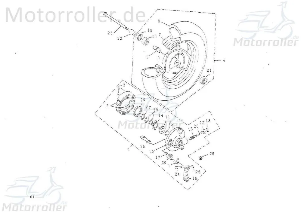 Sechskantschraube M6x30mm Rex 50 Halter Halterung 50ccm 79229 Befestigung Flachkopfschraube Sechskant-Schraube Bundschraube Scooter Top-Preis