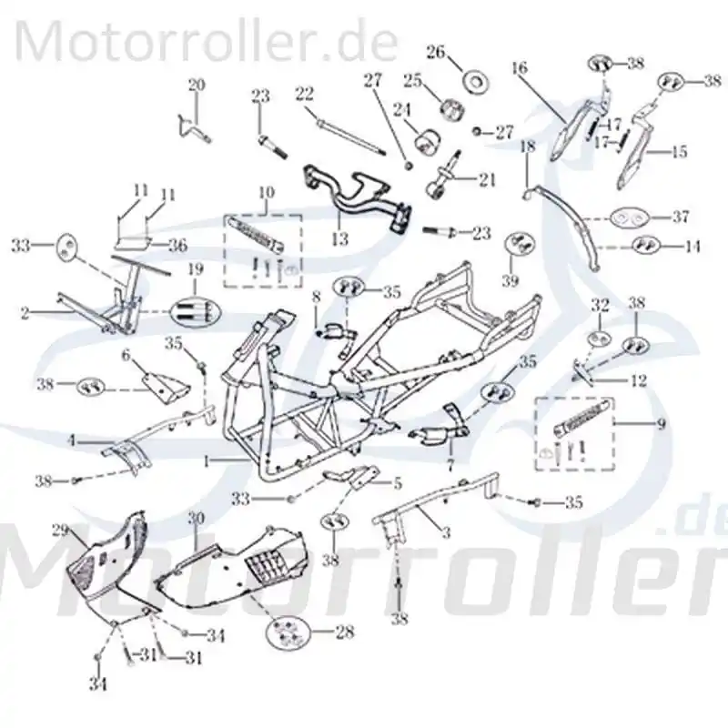 Verbindungsschaft Motor AGM-MOTORS 1030520 Ausverkauf