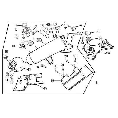 Jonway Insignio 250 DD Krümmerdichtung 250ccm 4Takt 702251 Dichtungsring Dichtring Auspuffdichtung Flanschdichtung Krümmer-Dichtung Super-Preis