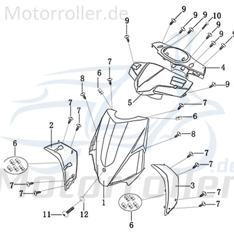 Neu Im Sortiment Dekorset komplett GALACTICA 125 AGM-MOTORS 1220801-3