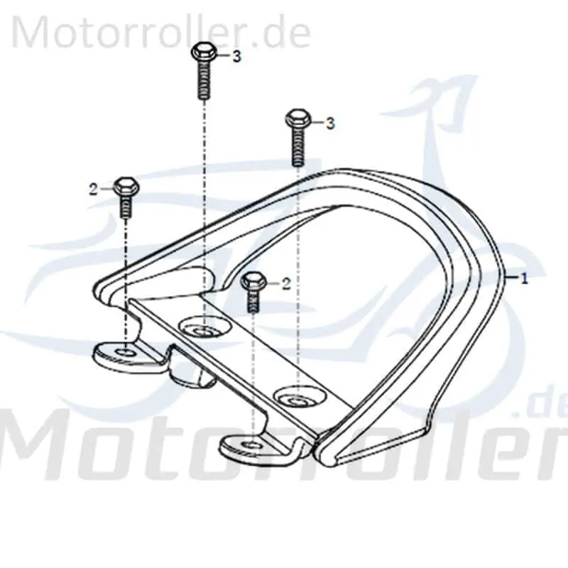 Must-Have Spoiler Haltegriff Motorroller Kreidler Street 91439