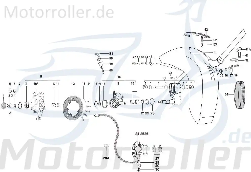 Expressversand Bundmutter M5x6 Kreidler STAR Deluxe 4S 125 Scooter 720436 Sechskantmutter Flanschmutter Sechskant-Mutter Flansch-Mutter Bund-Mutter